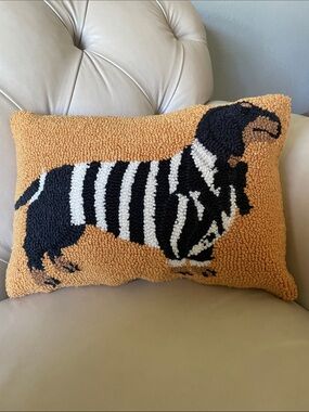 Dachshund Halloween Accent Pillow